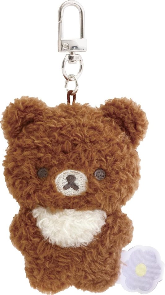 Chairoikoguma Keychain - Flower ver. Rilakkuma