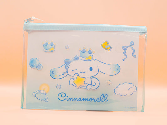 Cinnamoroll & Pochacco - Sanrio Characters Double-sided Flat Pouch