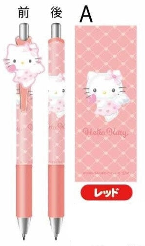 Sanrio Characters Gel Pen with Rubber Mascot (Options available)