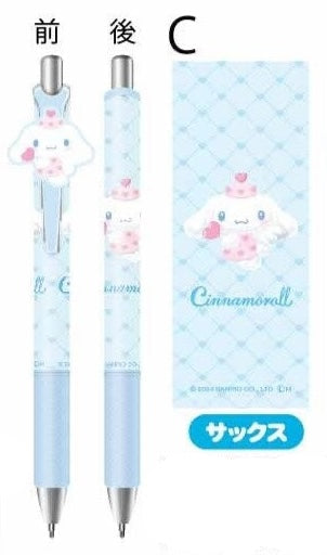Sanrio Characters Gel Pen with Rubber Mascot (Options available)