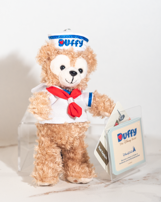 Duffy Plush Keychain (Sailor) (Hong Kong Disneyland Official Licensed)