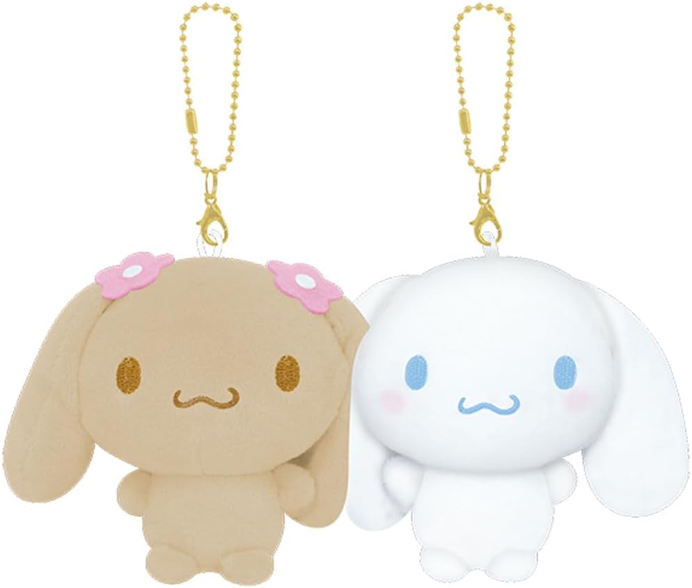Cinnamoroll and Mocha Plush Keychain set