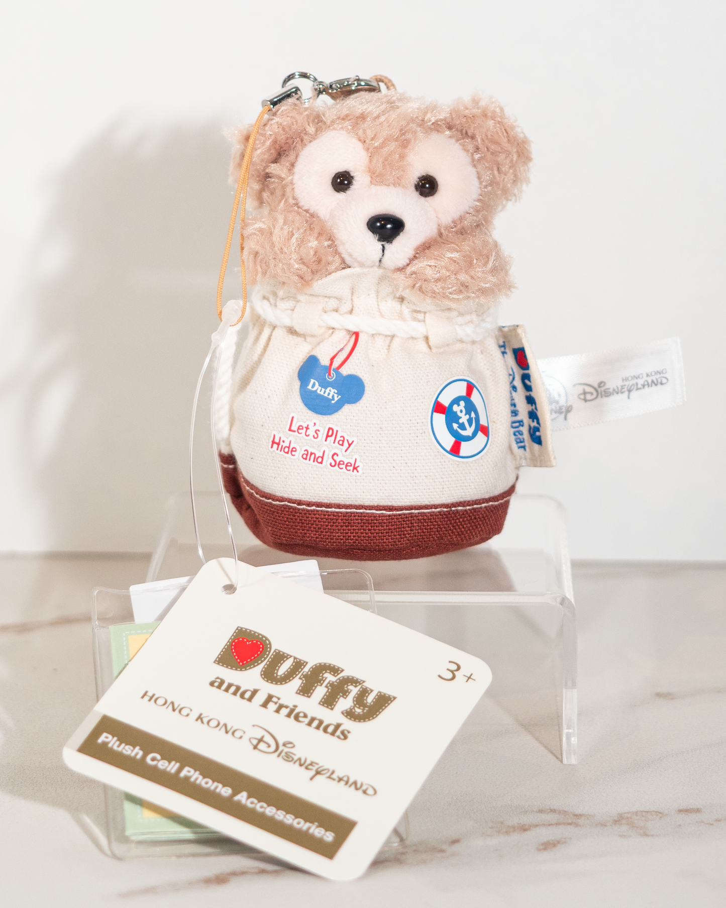 Duffy Plush Phone Chain (Bucket) (Hong Kong Disneyland Official Licensed)