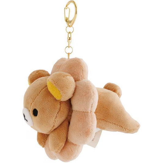 Rilakkuma Mister Donut Collaboration Hanging Plush Mascot - Rilakkuma