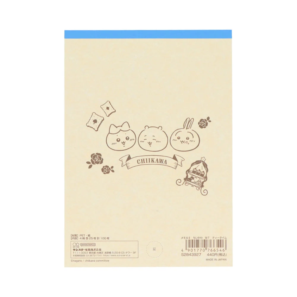 Chiikawa - A6 Memo (Wonder Tea Time)