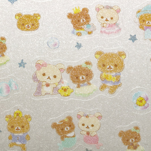 Rilakkuma Glitter Sticker