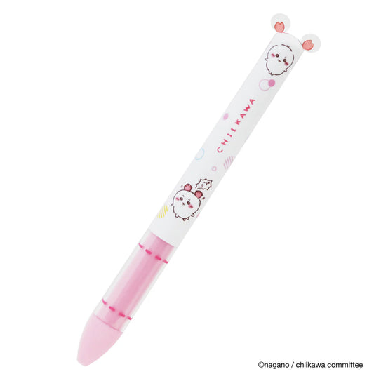 [Mimi Pen] Crab Chiikawa 2-colour ballpen (Red & Black)