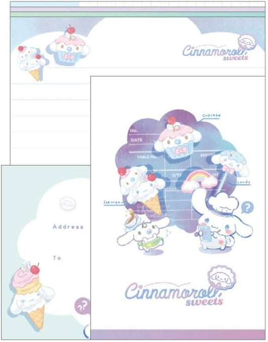 Cinnamoroll - Letter Set - Cinnamoroll Sweets Waiter Time