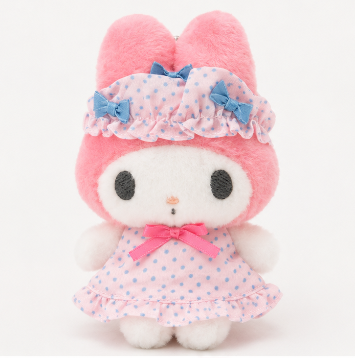 My Melody - Sanrio Character Mascot (Nightcap ver.) Plush Keychain