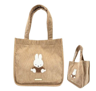 Miffy Tote Bag Beige (Sagara Corduroy Series)