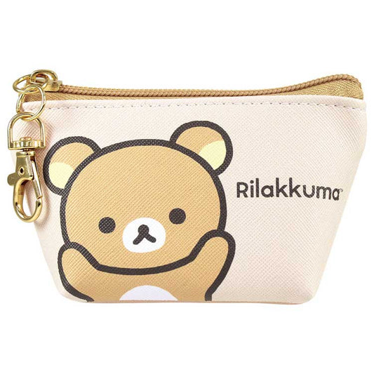 Rilakkuma Triangle Mini Pouch with Keychain San-X - Rilakkuma