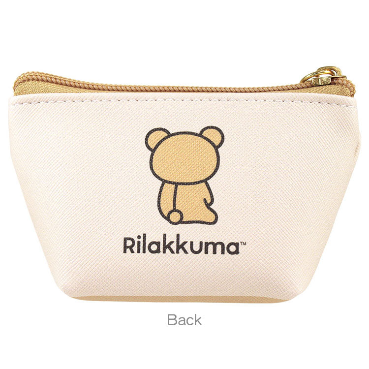 Rilakkuma Triangle Mini Pouch with Keychain San-X - Rilakkuma