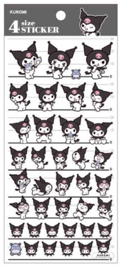 Sanrio Characters 4 size Stickers (Options available)