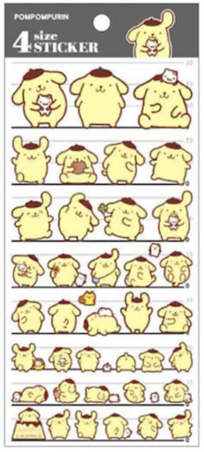 Sanrio Characters 4 size Stickers (Options available)