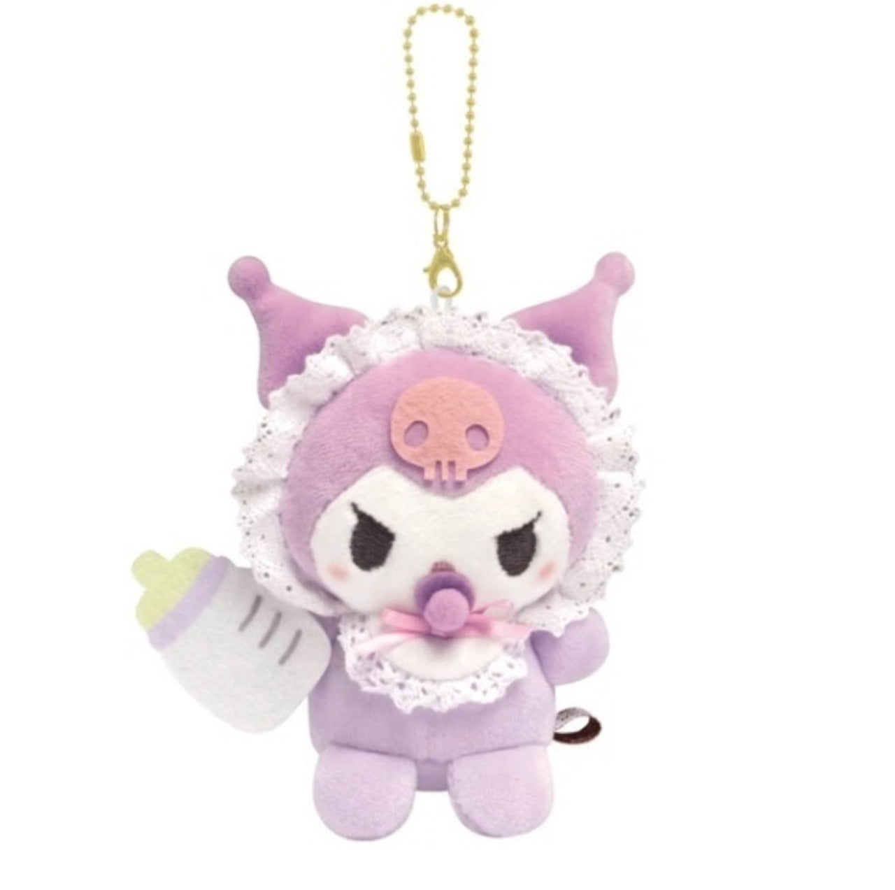 Baby Kuromi Plush Keychain