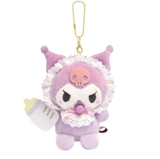 Baby Kuromi Plush Keychain
