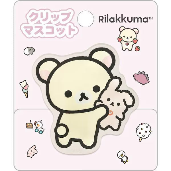 San-X Rilakkuma Clip Mascot - Korilakkuma