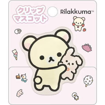 San-X Rilakkuma Clip Mascot - Korilakkuma