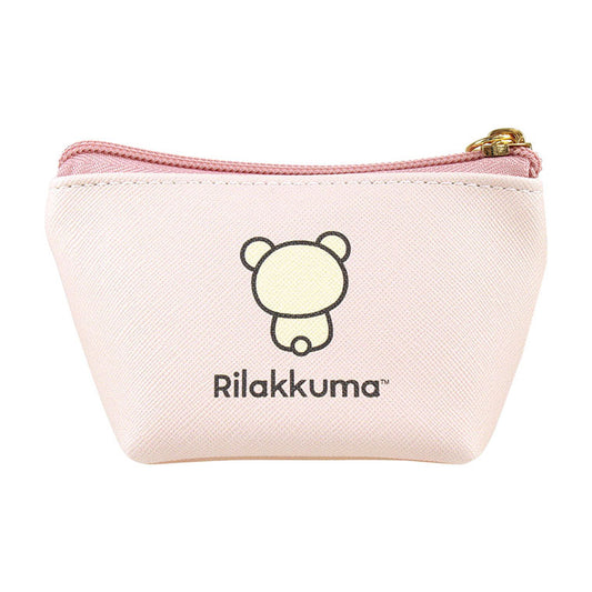 Rilakkuma Triangle Mini Pouch with Keychain San-X - Korilakkuma