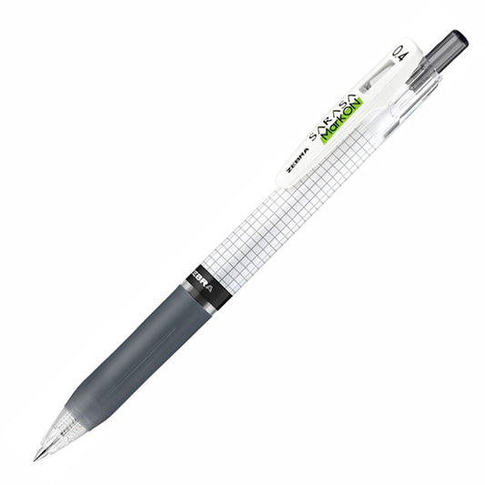 Zebra - Sarasa Mark On Pen 0.4mm (Black)