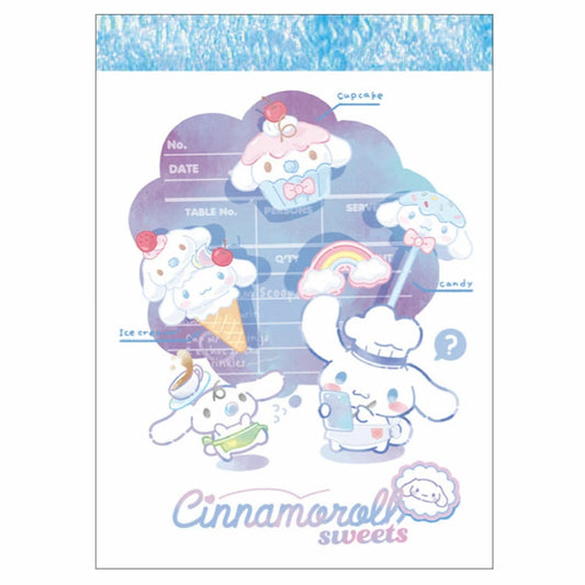 Cinnamoroll - Mini Memo - Cinnamoroll Sweets Waiter Time