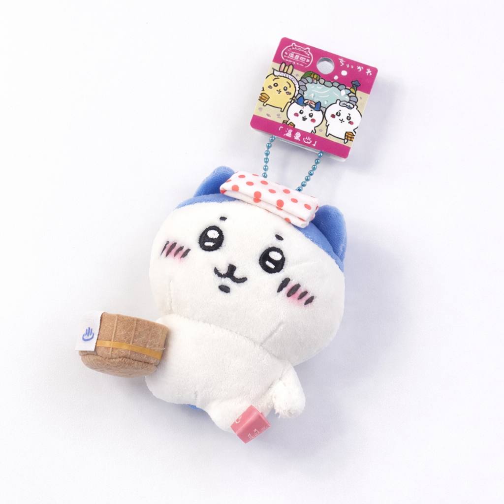 Hachiware - Plush Keychain - Regional Exclusive Hot Spring (Onsen)