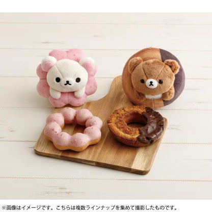 Rilakkuma Mister Donut Collaboration Hanging Plush Mascot - Rilakkuma