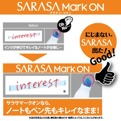 Zebra - Sarasa Mark On Pen 0.4mm (Black)
